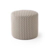 Пуф Из ткани SMON единый размер серый LA REDOUTE INTERIEURS  фото, kupilegko.ru